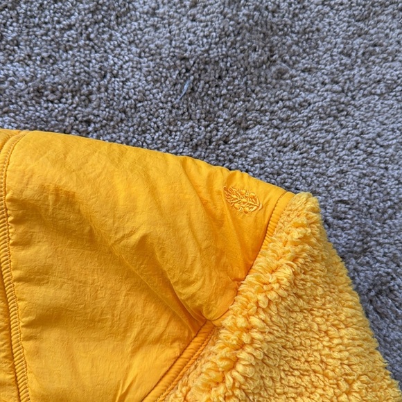 FP Movement Free People Adventure Awaits Sherpa Fleece Jacket Bright Yellow - Picture 7 of 12